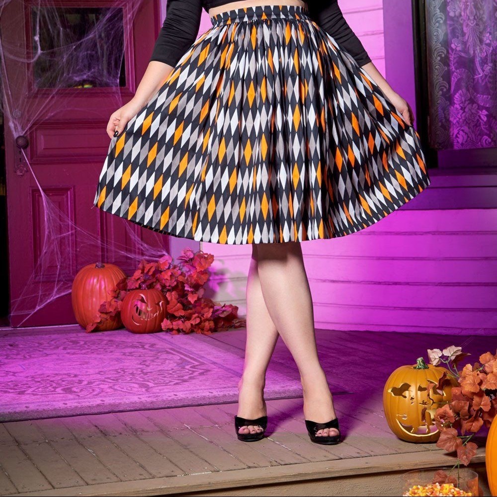 Pin Up Girl Clothing Halloween harlequin Jenny